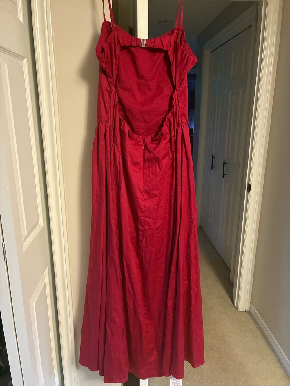 Abercrombie & Fitch Fuchsia-Red Maxi Slip Dress - Picture 3 of 8